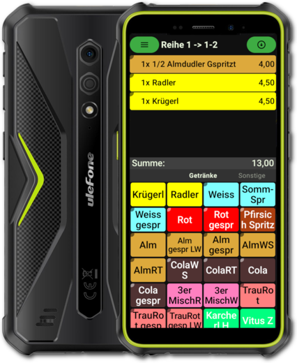 BonDroid App auf Ulefone Smartphone